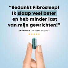 Load image into Gallery viewer, FibroSleep contributes to falling asleep, natural, restorative sleep and healthy muscle function
